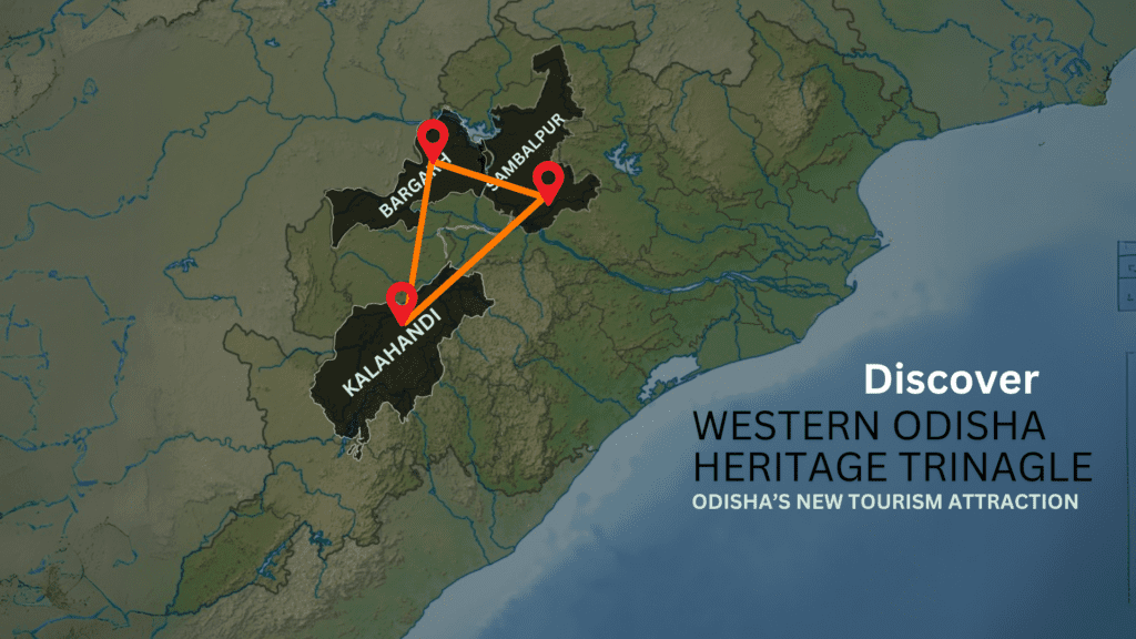 Western Odisha Heritage Triangle Map