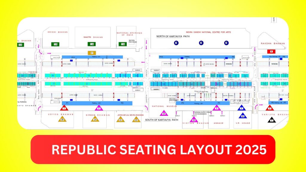 Seating Layout Plan Republic Day 2025