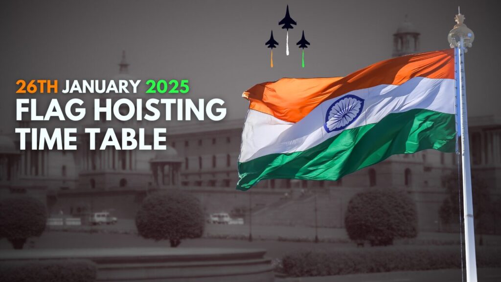 Republic Day Flag Hoisting Time 2025: India Unites at 9 AM